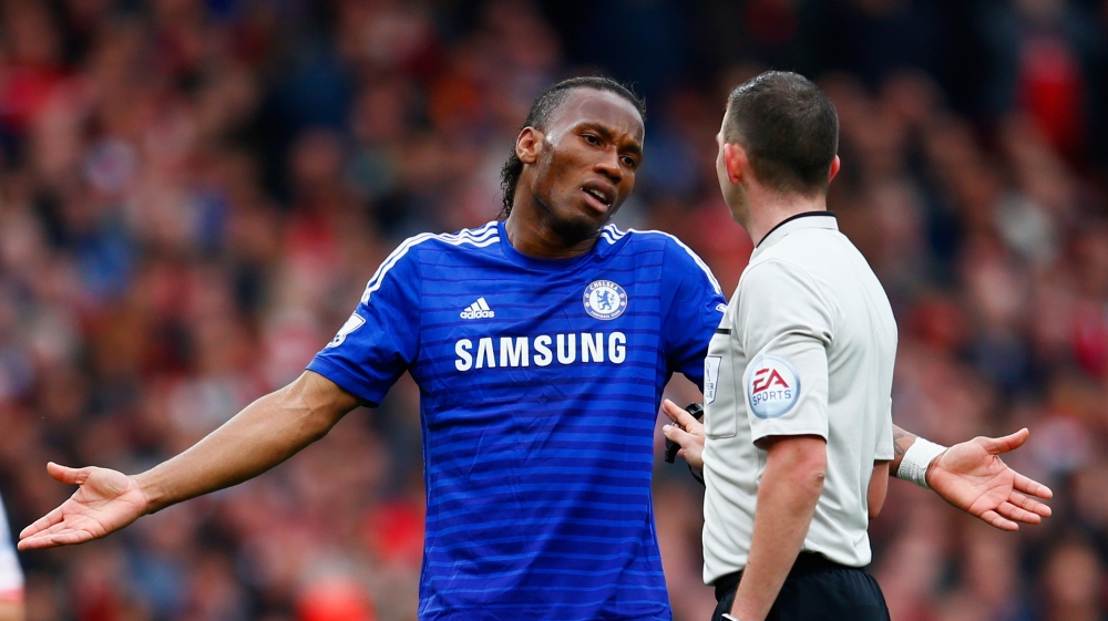 Drogba came on as a second-half substitute as Chelsea had started without a recognised striker [Getty Images]