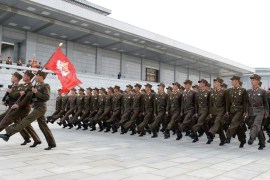 North Korean soldiers pledge loyalty to Kim Jong-un