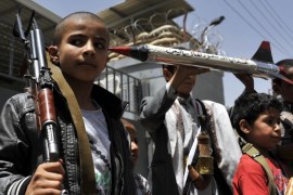 Saudi-led operations protested in Yemeni capital Sanaa