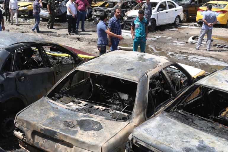 Car bomb Baghdad, Iraq