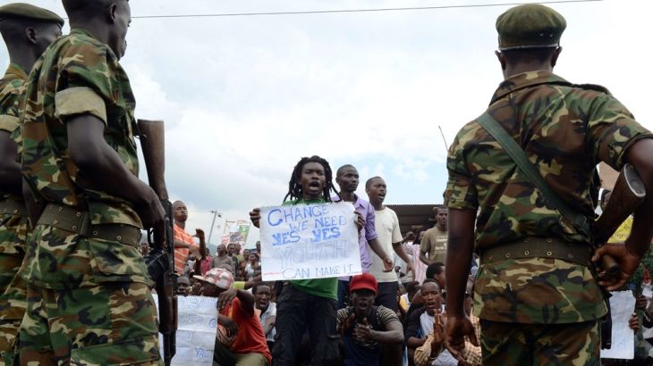 burundi - unrest triggered by president''s bid for third term