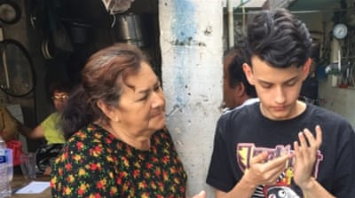 Efigenia Martinez says the biggest mistake she made was bringing her grandson Javier back to Mexico [Matt Chandler/Al Jazeera] 