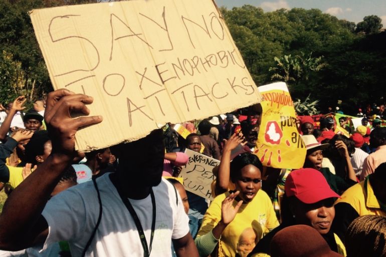 South Africa rally against xenophobia