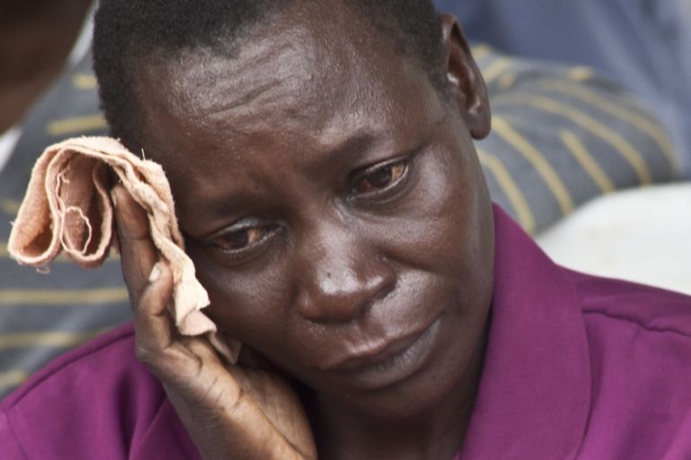 Woman mourns victims of Garissa victims in Kenya