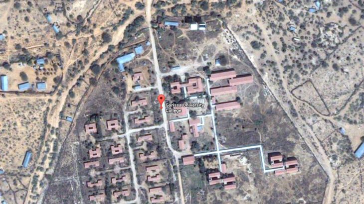 Garissa university college google map