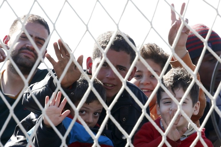 Migrants arrive at the Sicilian harbor of Augusta [Reuters]