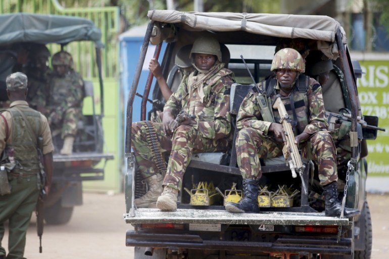Kenya Defence Force soldiers