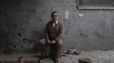 Issam Abu Mustafa Joudeh lost his wife and four of his children during the Gaza war [Ezz Zanoun/Al Jazeera] 