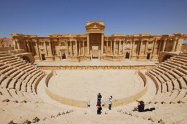 The ancient Palmyra theater in the historical city of Palmyra [REUTERS]