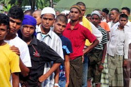 Rohingya Refugees from Myanmar in Aceh