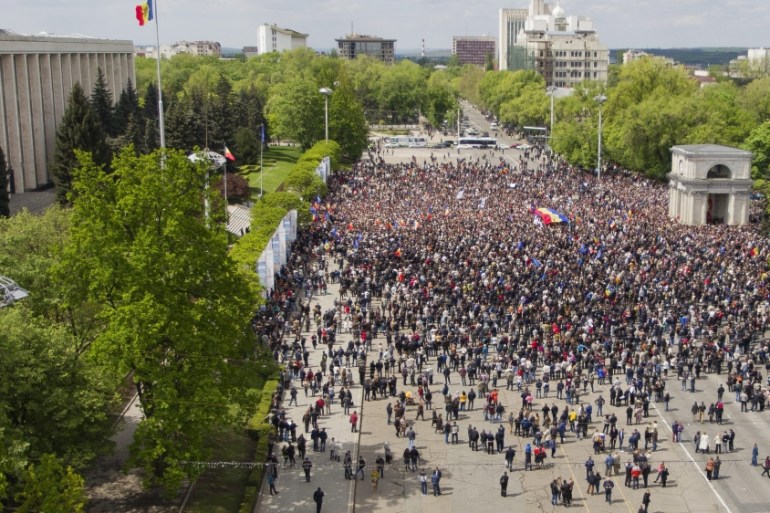 Protest in Chisinau