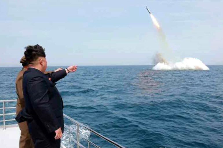 N. Korea test-fires missile from underwater