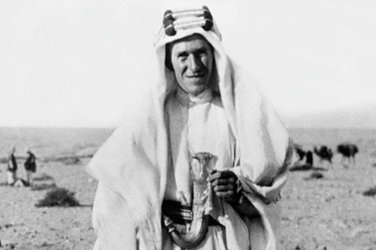 T.E. Lawrence, Portrait as a Bedouin [Getty]
