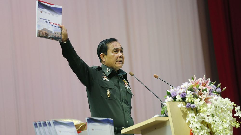 Prayuth, the head of Thailand’s military government, will contest the elections as a candidate for prime minister [File: EPA]