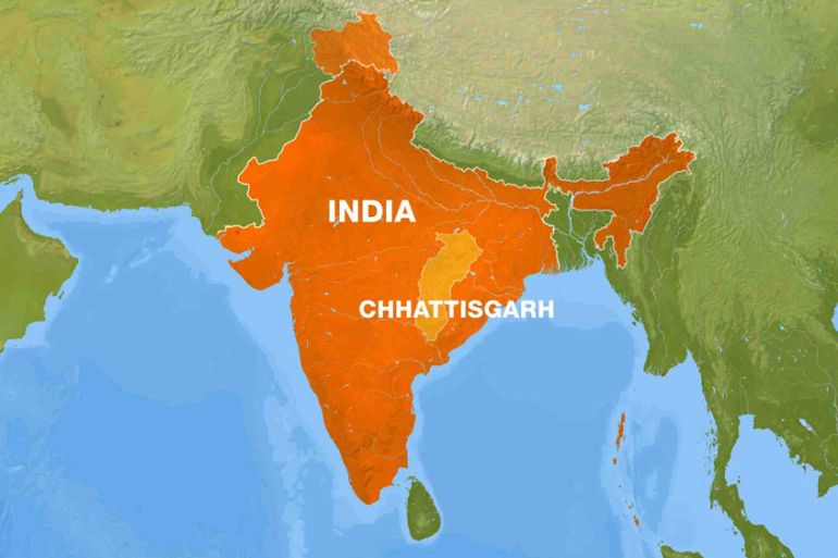 Chhattisgarh map
