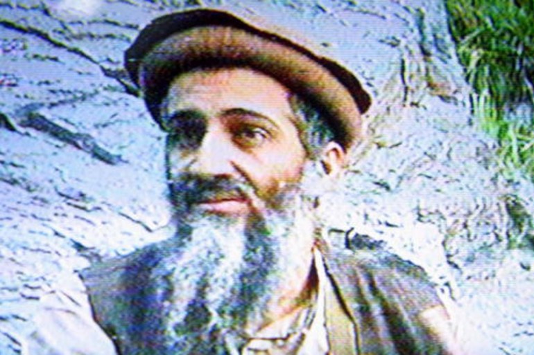 A still image from a video tape showing the late Al-Qaeda leader Osama Bin Laden in an unspecified location [Getty]