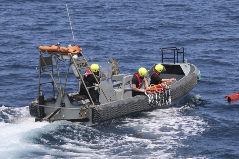 Rescue teams off Italian coast