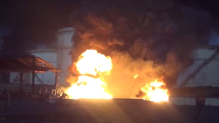 ISIL fighters set Iraq''s Baiji oil refinery ablaze