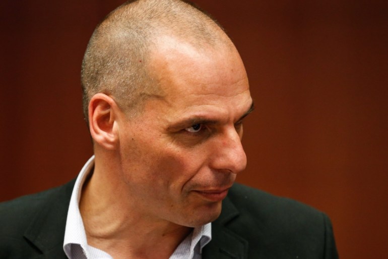 Eurogroup Finance ministers meeting, Greece''s Varoufakis