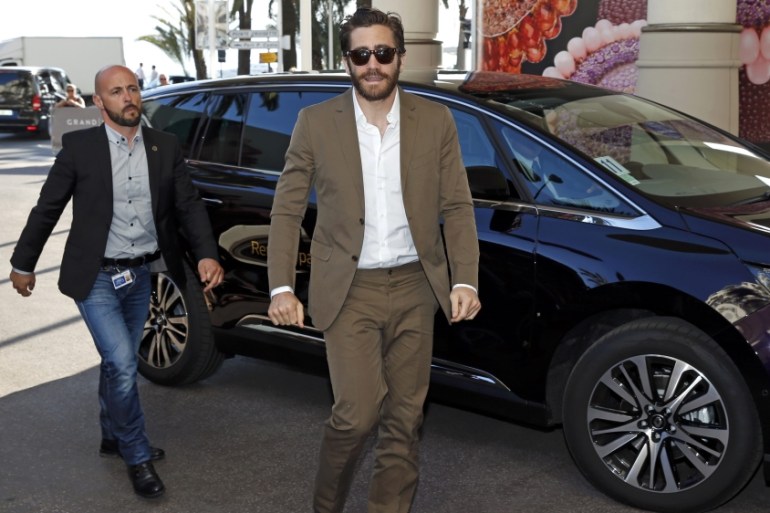 Jury member actor Jake Gyllenhaal arrives at Cannes [REUTERS]