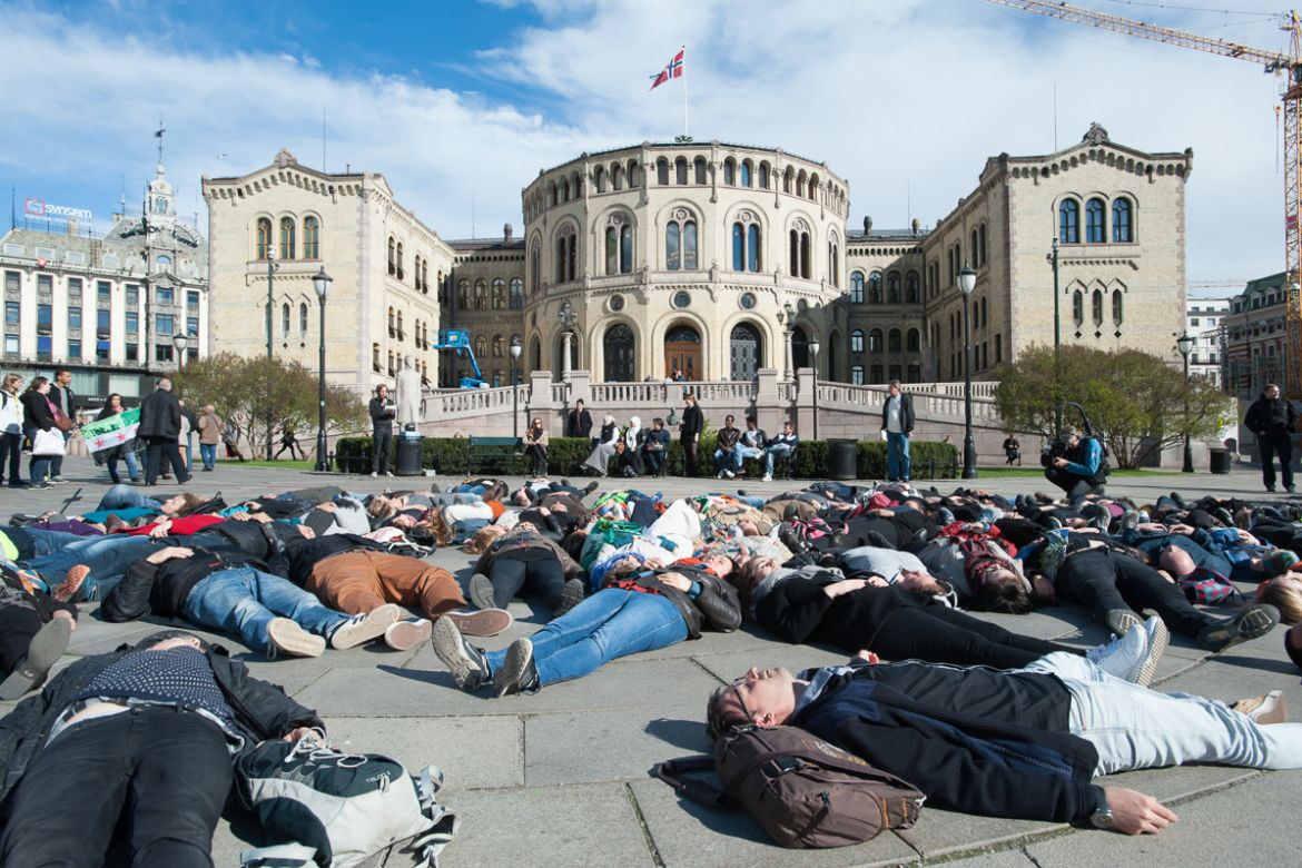 Norway protests/DO NOT USE/RESTRICTED