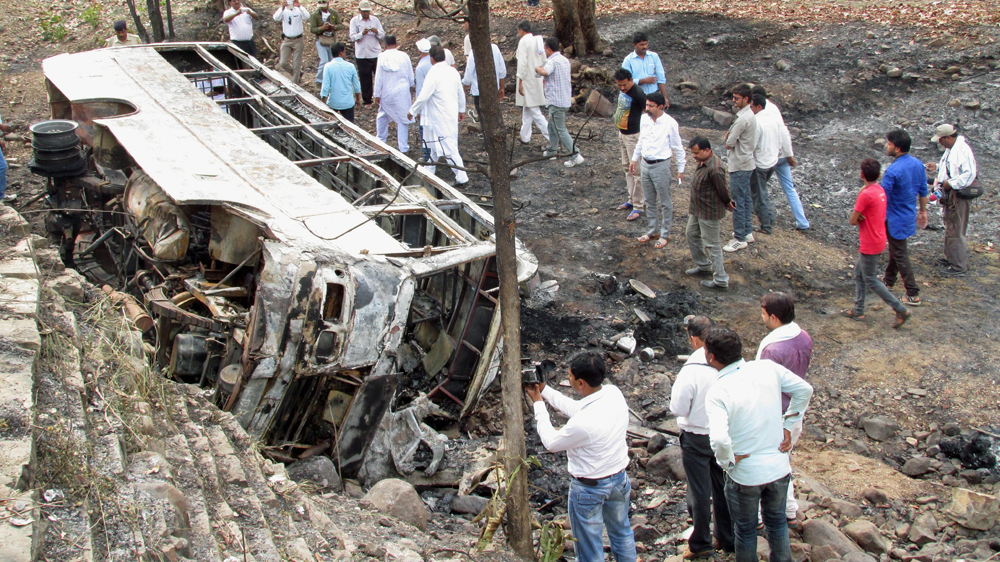Police figures show India has the world's highest road accident death toll [EPA]