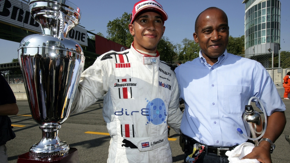 Hamilton won GP2 as he celebrated being signed up for Formula One [Getty Images]