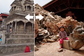 Nepal before and after outside image