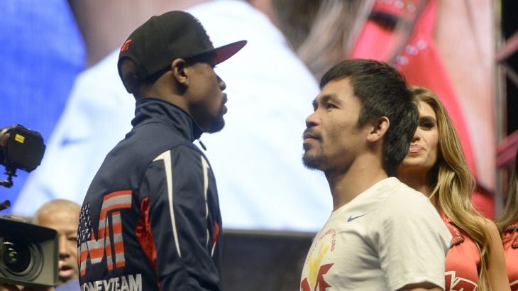 Pacquiao-Mayweather weigh-in