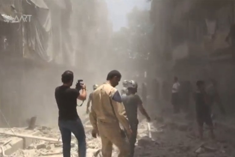 Aleppo barrel bombing