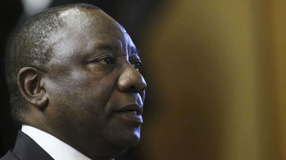 Cyril Ramaphosa was accused of being responsible for the violent crackdown on striking miners at Marikana [Reuters]