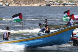 Palestinians show solidarity with third freedom flotilla to Gaza