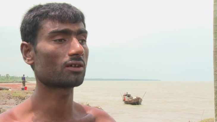 Blind Bangladeshi fisherman