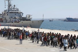Mediterranean naval migrants