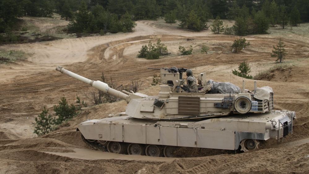 General Dynamics produces the US military's main battle tank [EPA]