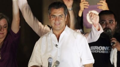 Jaime Rodriguez, the new independent governor of Nuevo Leon state [Reuters]