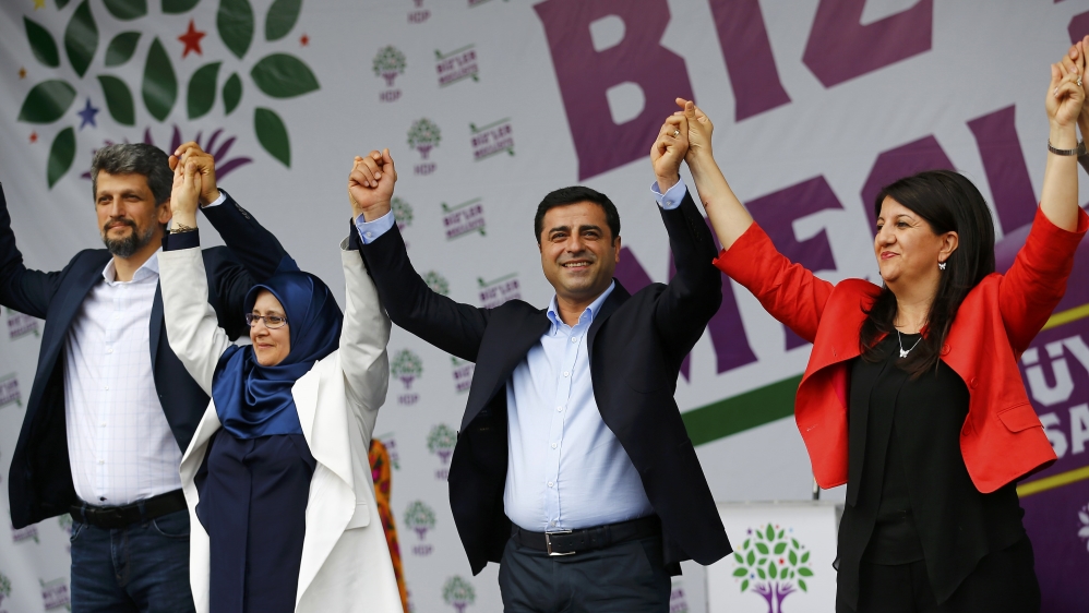 Selahattin Demirtas, co-chairman of the pro-Kurdish HDP, declared that they are not interested to form a coalition with AK party [Reuters]