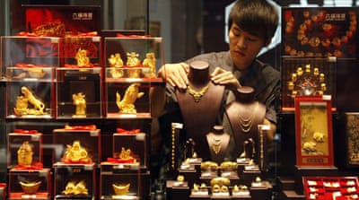 In 2004, Chinese households were allowed to purchase gold for the first time since 1950 [Reuters]