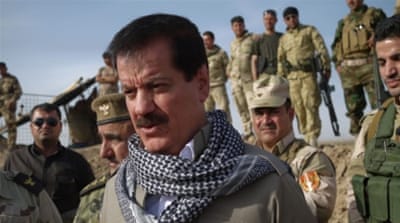Kirkuk Commander Kemal Kirkuki says the Peshmerga have been making gains in the battle against ISIL, controlling strategic oil and water reserves [Megan O’Toole/Al Jazeera]