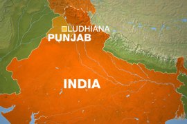 Ludhiana map, Punjab, India