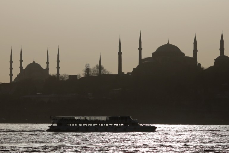 The Istanbul''s old city''s monuments Blue mosque and Hagia Sophia museum [REUTERS]