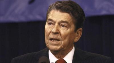 US President Ronald Reagan [Getty]