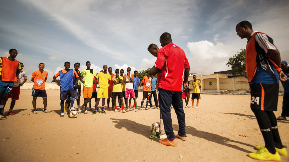 Foreign footballers contribute as coaches and experienced players [Ahmed Farah/Al Jazeera]