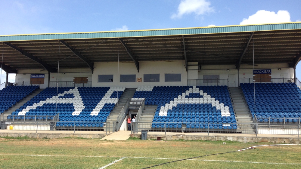 Anguilla's FIFA-funded football stadium [Gabriel Elizondo / Al Jazeera]