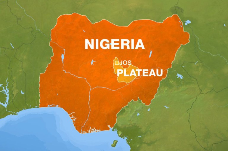 Jos, Nigeria map