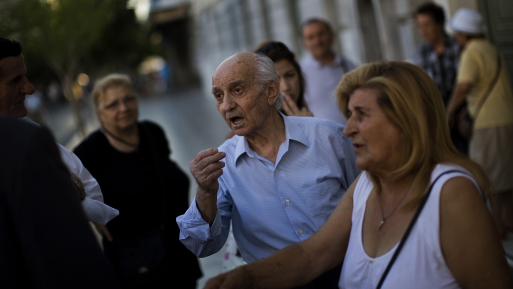 Greeks have endured weeks of limited access to their savings [AP]
