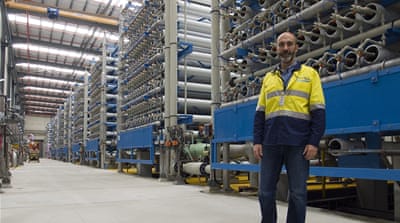 Alberto de Miguel undertook an active role at the construction and management of the desalination plant [Royce Kurmelovs/Al Jazeera]
