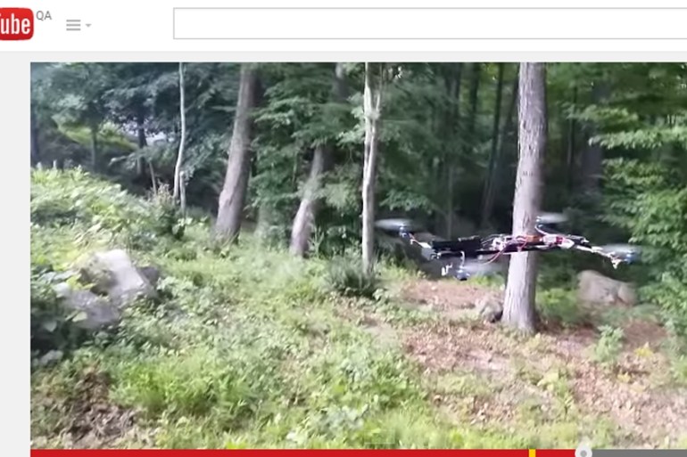 US handmade drone Screenshot credit Youtube/Hogwit