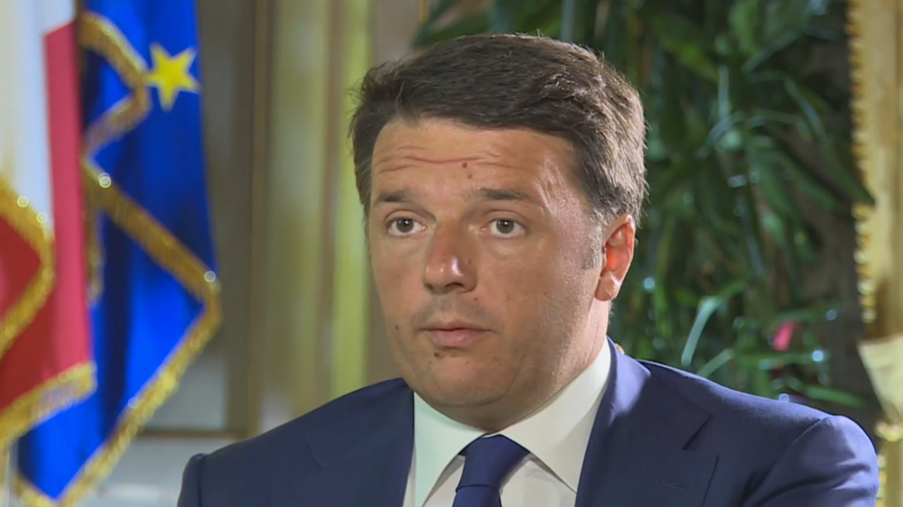 Europe must accept and take responsibility for the migrant crisis; such principles and common ideals are what Europe was founded on, said Renzi in an interview with Al Jazeera [Al Jazeera]