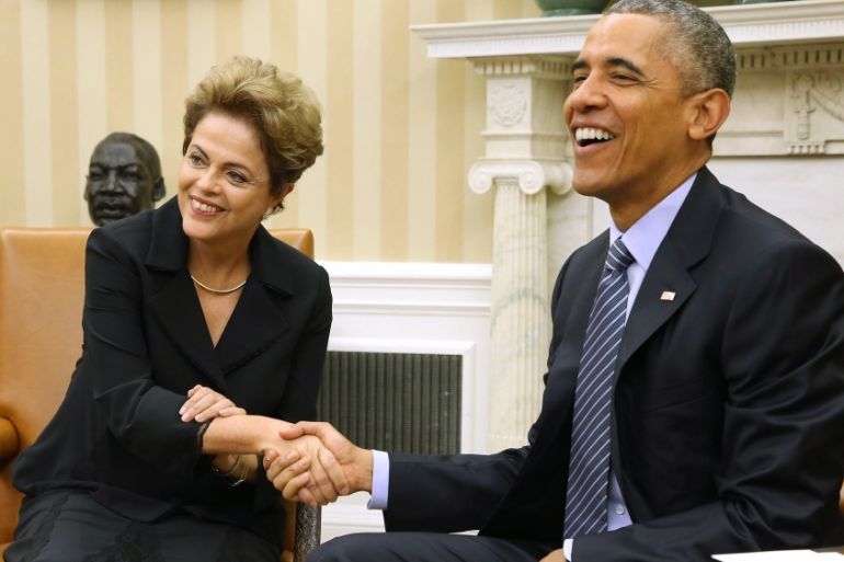 President Obama and Brazilan President Rousseff